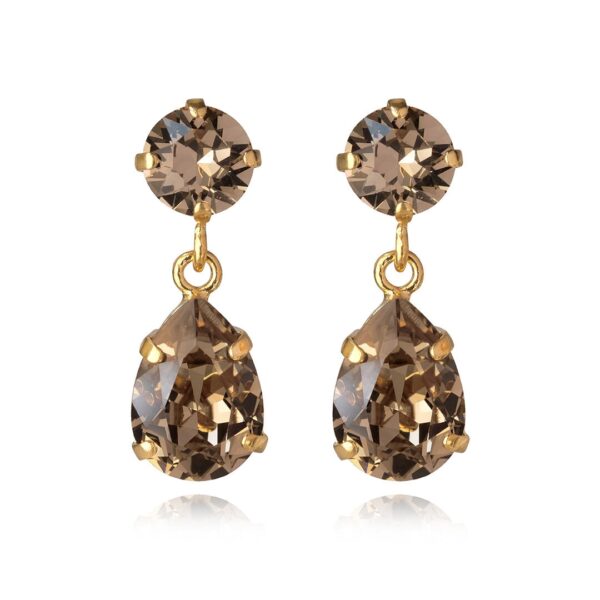 Mini Drop Earrings Gold