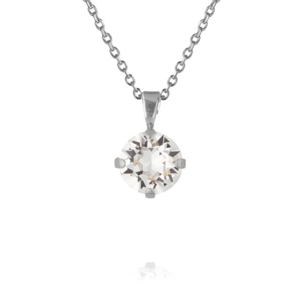 Classic Petite Necklace Rhodium