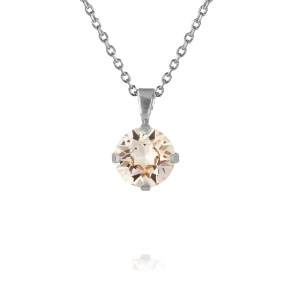 Classic Petite Necklace Rhodium