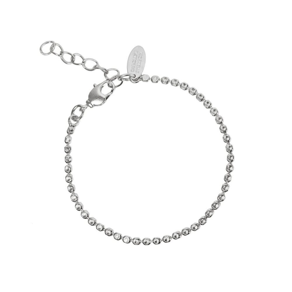 Diamond Chainbraclet Rhodium