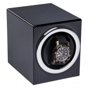 Timekeeper Cube Kolfiber - uppdragare för 1 klocka
