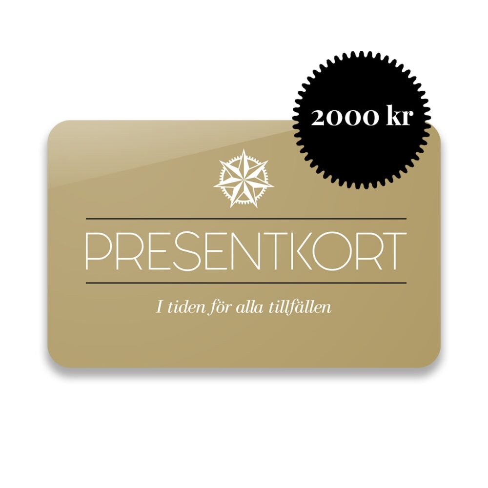 Presentkort 2000kr