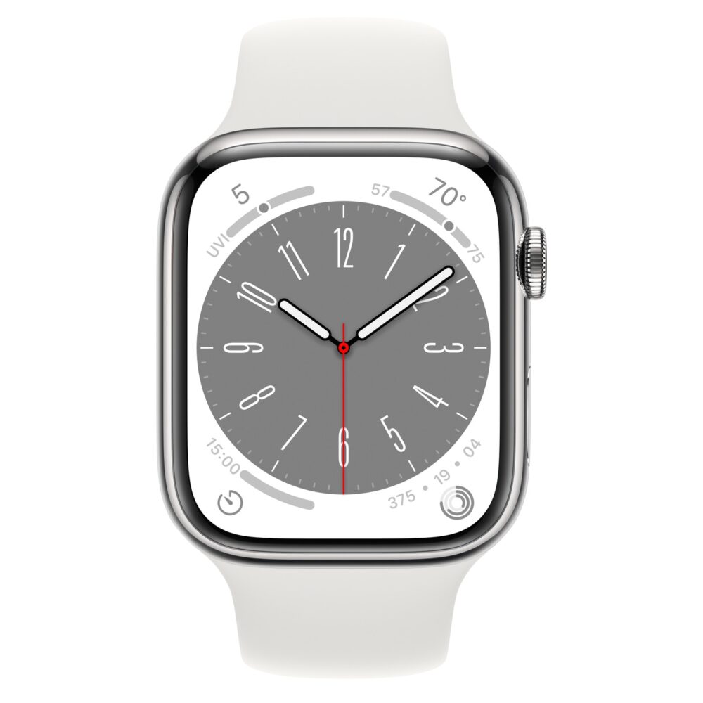 Apple Watch Series 8 Rostfri stålboett