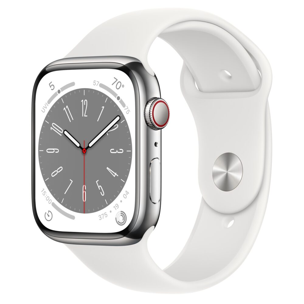 Apple Watch Series 8 Rostfri stålboett