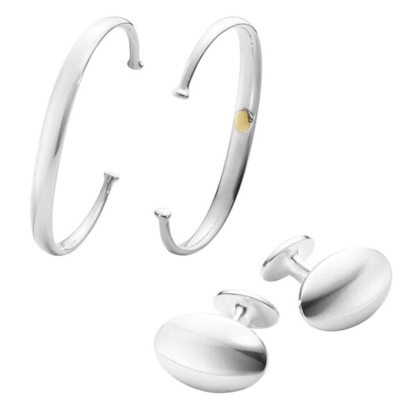 Georg Jensen Men’s Classic Armring & Manschettknapp