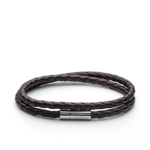 Skultuna Leather bracelet two rows