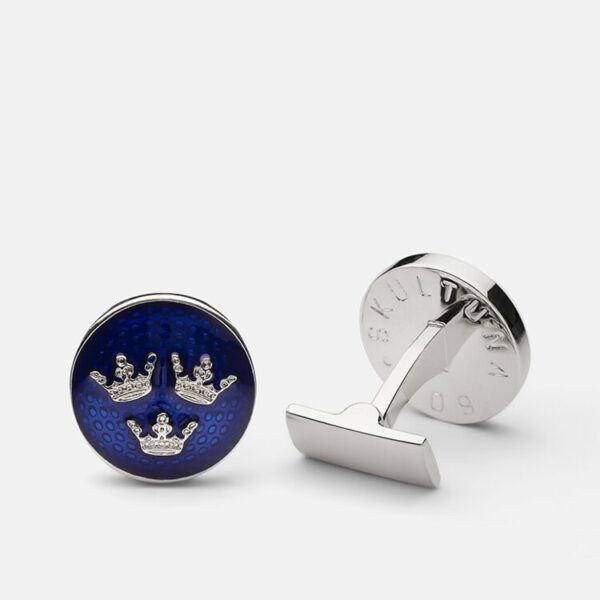 Skultuna Sweden three crowns cufflink