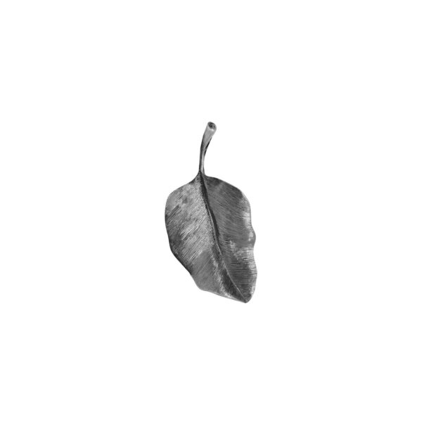 Leaves Vedhæng rundt Sterling sølv oxyderet Længde: 4cm - Bild 2