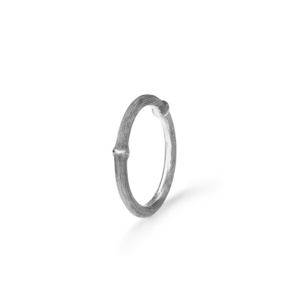 Nature ring no. II - Sterling silver light oxidized