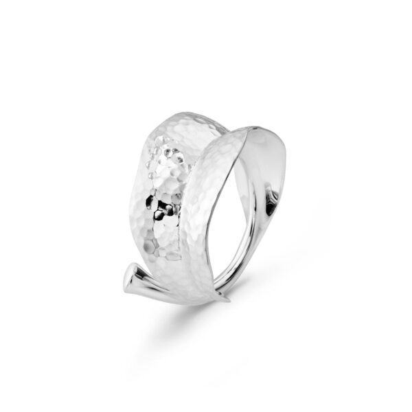 Leaves Ring medium Sterling silver - polished