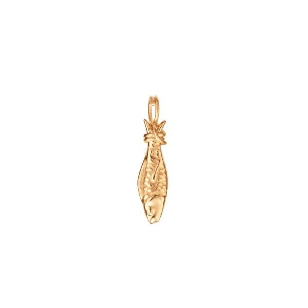 Young Fish Pendant 18 karat yellow gold Length: 1,6 cm