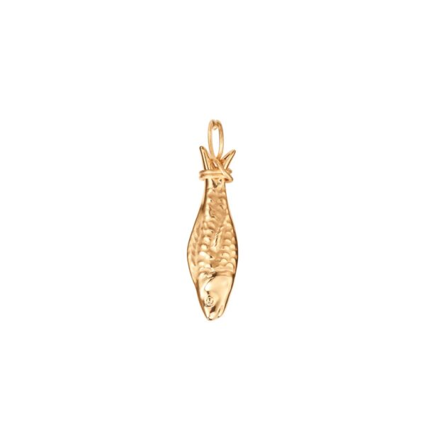 Young Fish Pendant 18 karat yellow gold Length: 2,8 cm.