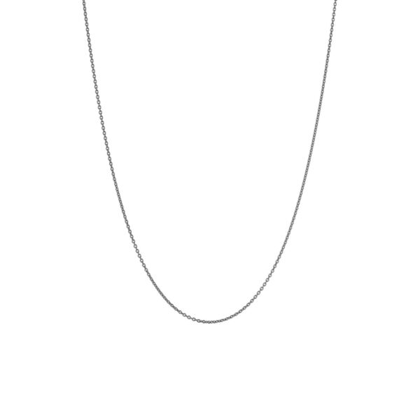 Collier oxidized silver anchor 35, length 40 cm with carabine. Extra eyes enable wearing in length 38 or 36 cm.