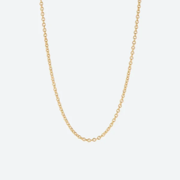Collier design CL anker 70 18 karat rodguld x1 42 cm dupper
