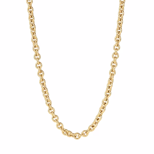 Collier design CL anker 70 18 karat rødguld x1 42 cm dupper