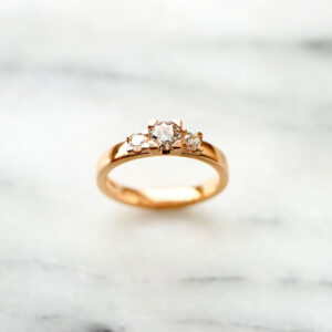 SÄLG med briljanter, rödguld