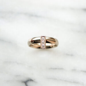 TALL med briljant, vitguld