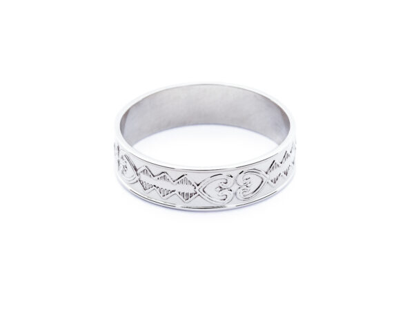 Västerbottenringen Smal Silver