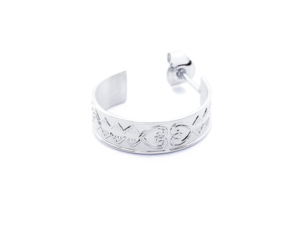 Örhängen Creol 18mm Silver