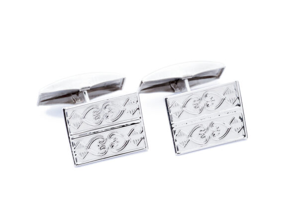 Manschettknappar Silver