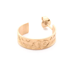 Örhängen Creol 18mm Guld
