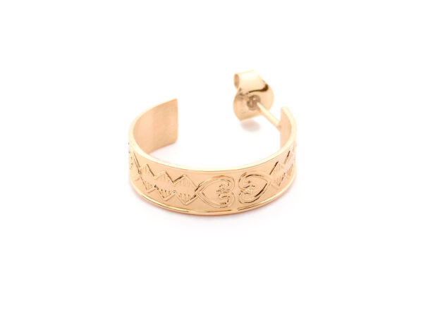 Örhängen Creol 18mm Guld