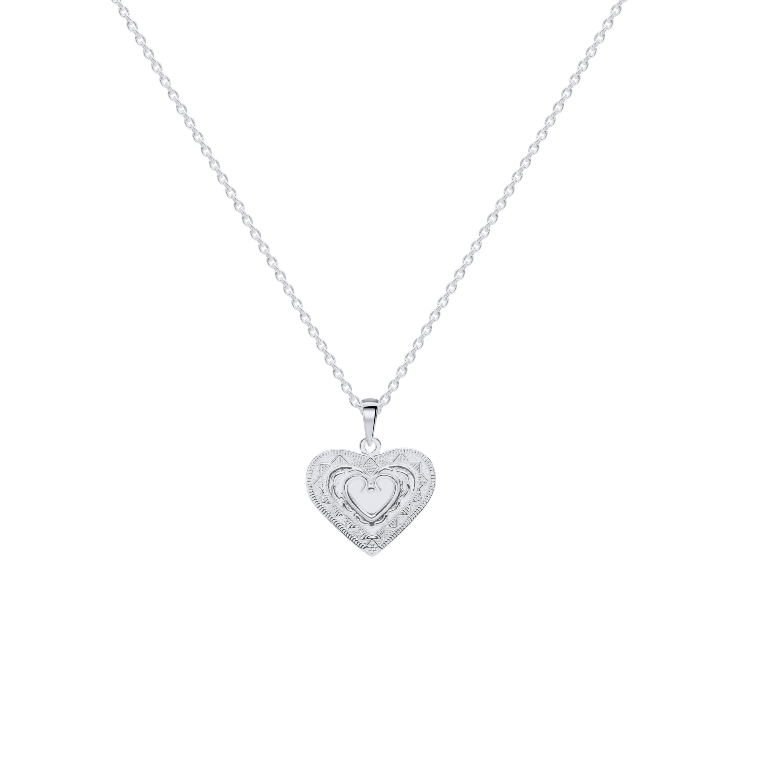 9702-Hjarta Stor silver