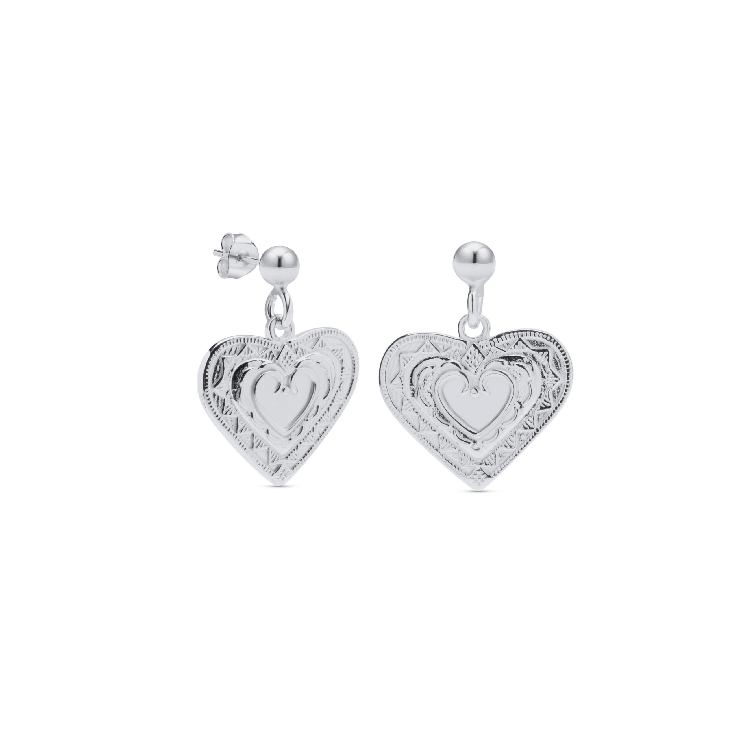 9703-Hjarta Orh litet silver